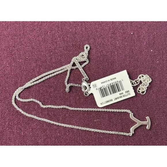 Kendra Scott Yellowstone Y Silver Necklace - Picture 5 of 5